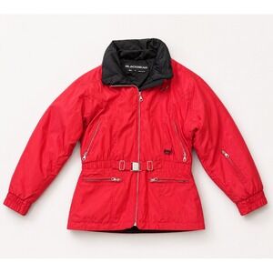 Vintage BLACKBEAR Red Puffer Ski Jacket Women's Size 8 Winter Snow Coat